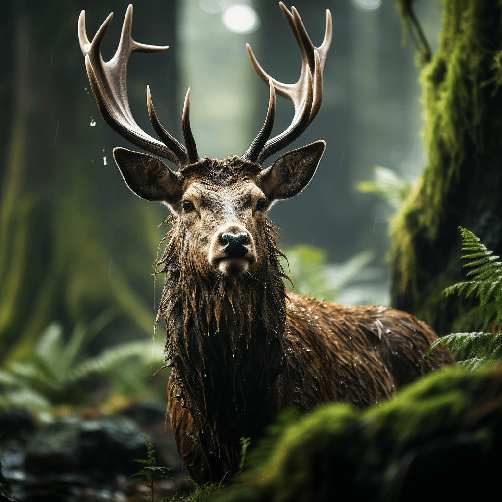 a-wild-deer-with-long-horn